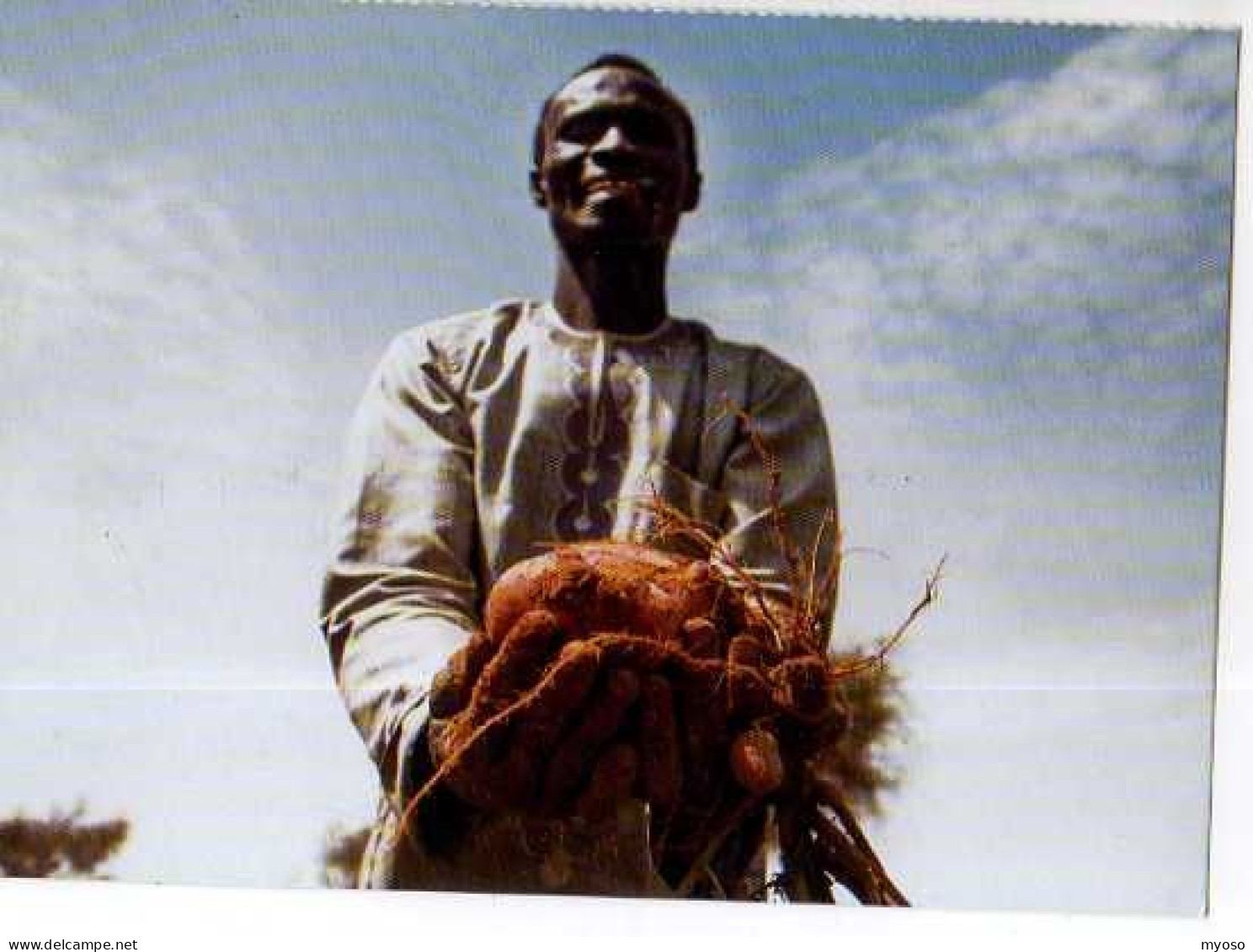 Niger Un Agriculteur Heureux Recolte Le Fruit De Sa Terre - Niger