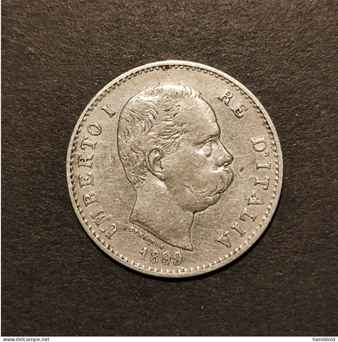 ITALIE - 1 LIRE 1899 R - 1878-1900 : Umberto I.