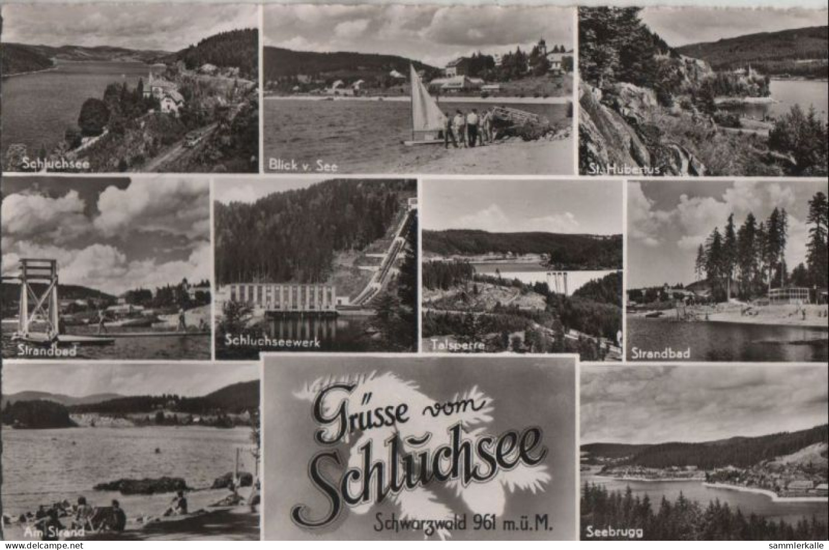 88243 - Schluchsee - U.a. Schluchseewerk - 1956 - Schluchsee