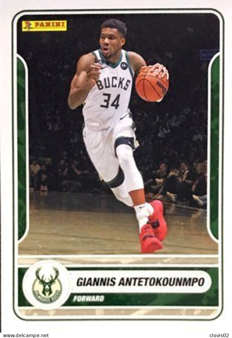 C11 Giannis Antetokounmpo - Milwaukee Bucks - Panini NBA Carte Basketball 2023-2024 - Autres & Non Classés