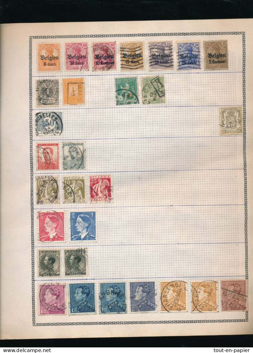 Lot De Timbres Belges Belgique Belgium ( Tous Scannés) - Vrac (max 999 Timbres)