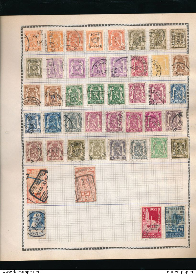 Lot De Timbres Belges Belgique Belgium ( Tous Scannés) - Vrac (max 999 Timbres)