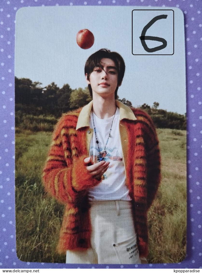 Photocard K POP Au Choix  ENHYPEN Orange Blood Sunghoon - Objets Dérivés