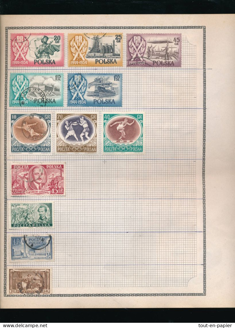 Lot De Timbres Polska Pologne Dont Jeux Olympiques - Lots & Kiloware (mixtures) - Max. 999 Stamps