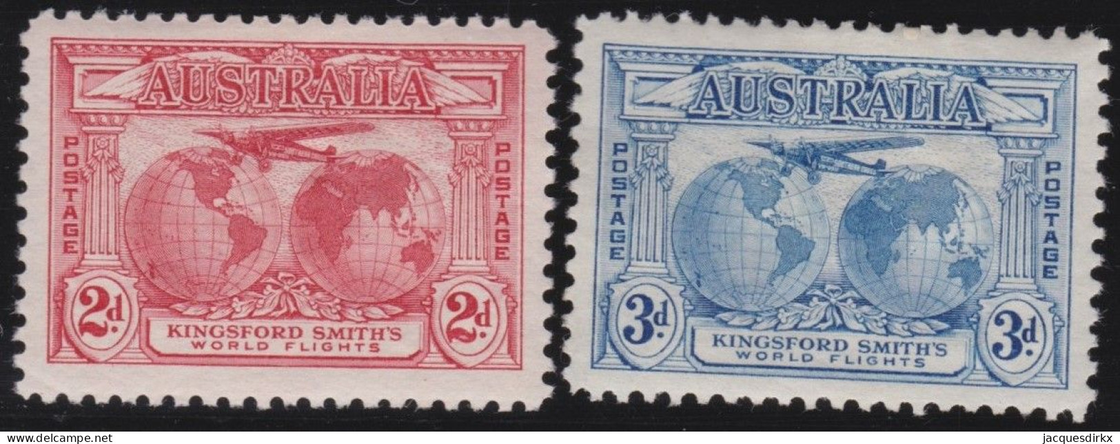 Australia    .   SG    .   121/122      .   *      .     Mint-hinged - Nuevos