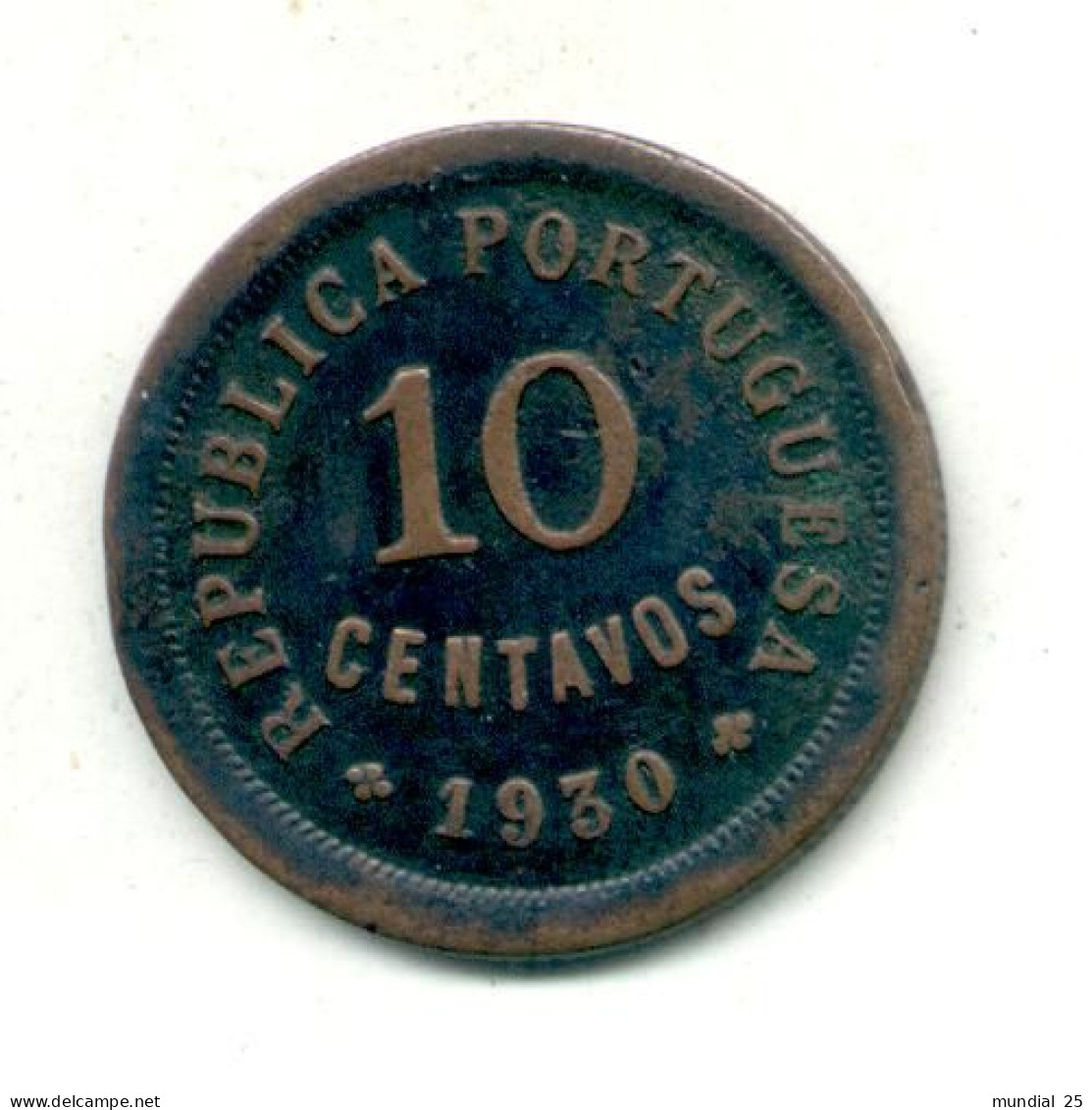 PORTUGAL 10 CENTAVOS 1930 - Portugal