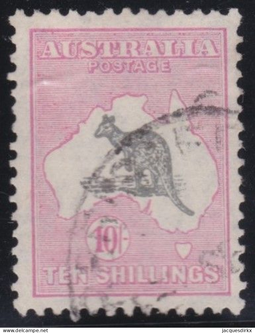 Australia    .   SG    .   112  (2 Scans)   .    1929/30          .   O      .     Cancelled - Used Stamps