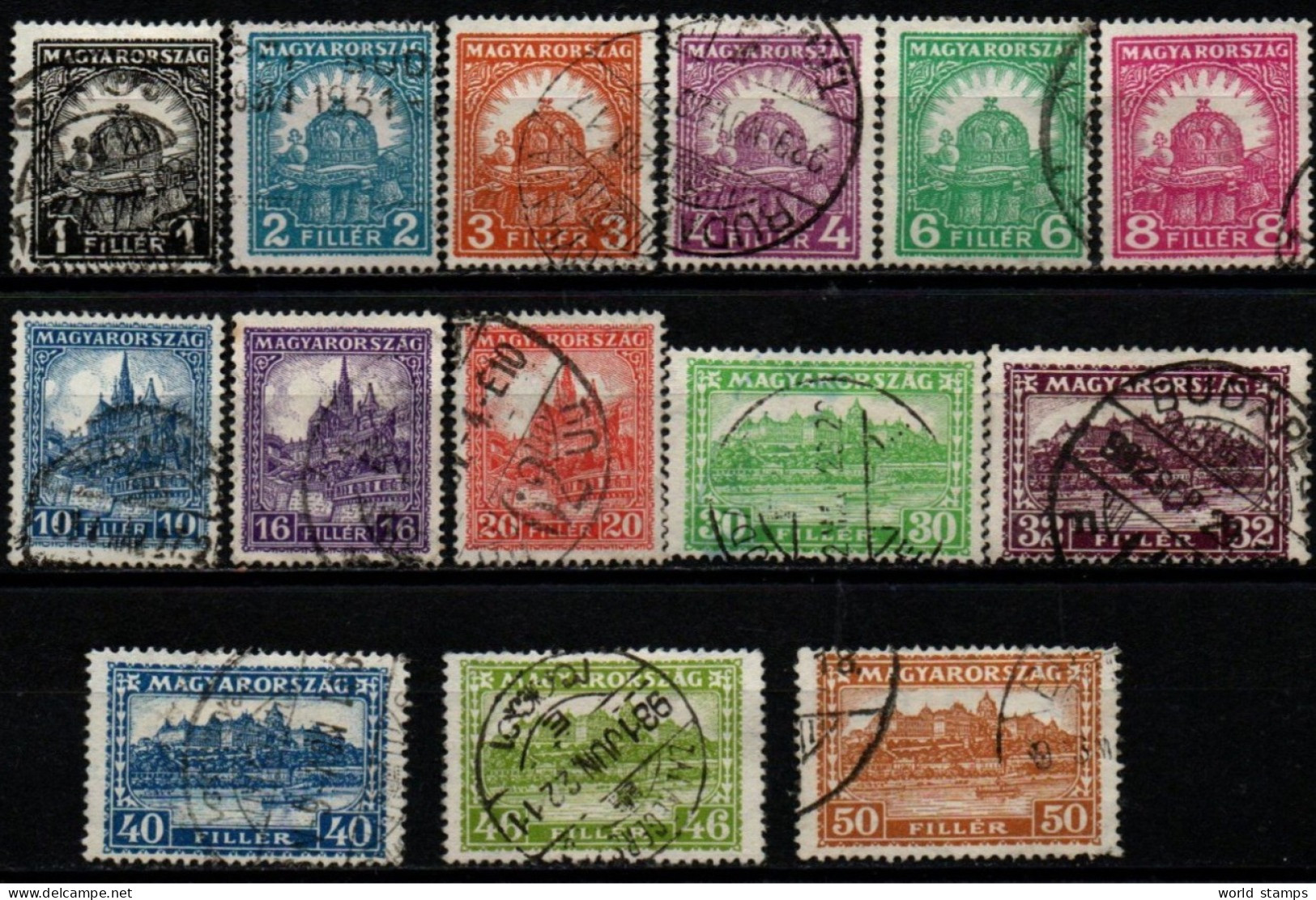 HONGRIE 1928-31 O - Used Stamps