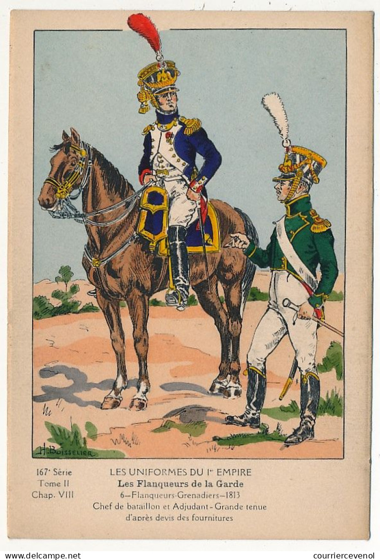 Uniformes Du 1er Empire - Les Flanqueurs De La Garde - Flanqueurs-Grenadiers-1813 (dos Sans Impression) - Uniformes