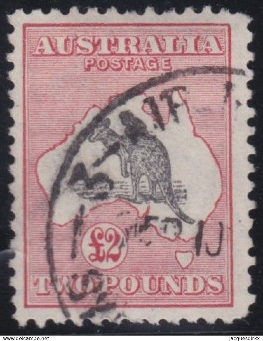 Australia    .   SG    .   114  (2 Scans)   .    1929/30          .   O      .     Cancelled - Used Stamps