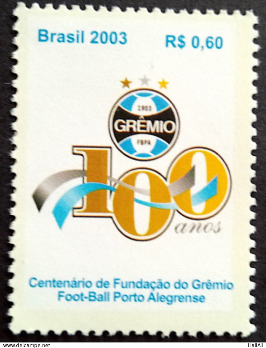 C 2542 Brazil Depersonalized Stamp Gremio Football 2003 - Gepersonaliseerde Postzegels