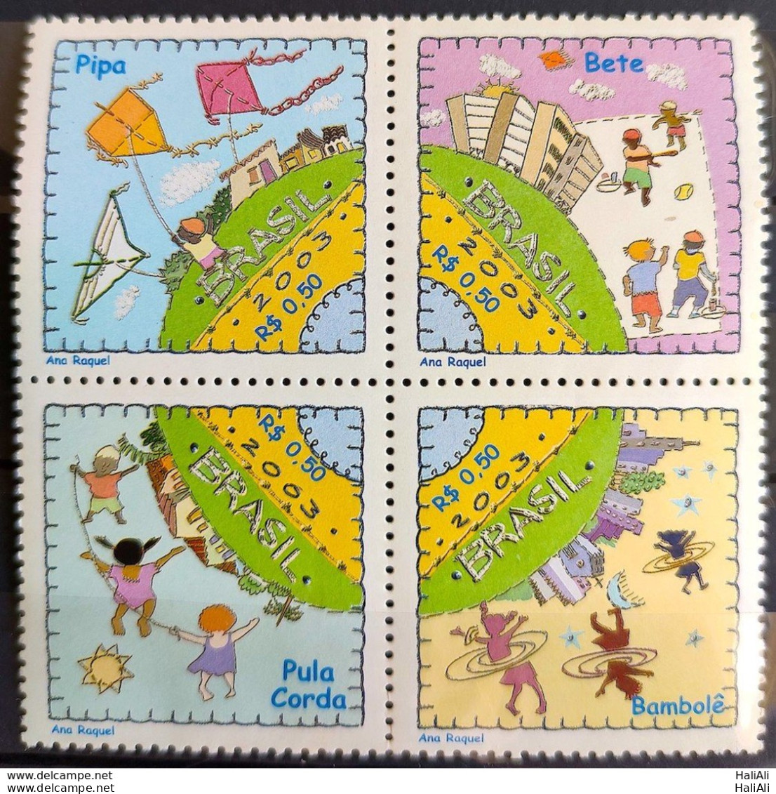 C 2534 Brazil Stamp Street Play Pipa Bete Bambolê Pula Corda 2003 - Ungebraucht