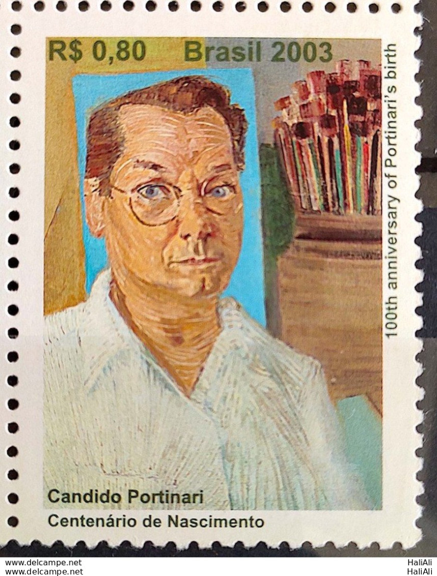 C 2532 Brazil Stamp Candido Portinari Pintor Art 2003 - Ungebraucht