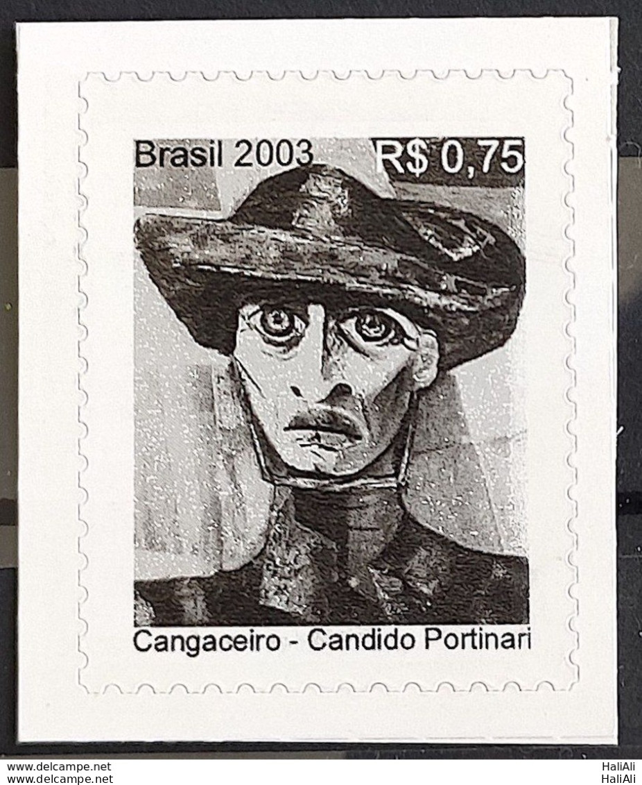 Brazil Regular Stamp 828 Missing Work Portinari 2003 Cangaceiro - Nuovi