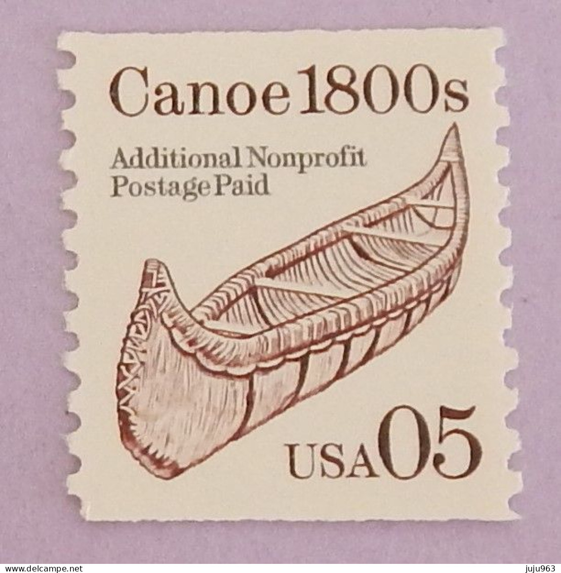 USA MI 2137 NEUF GOMME MAT "CANOE" ANNÉE 1991 - Unused Stamps