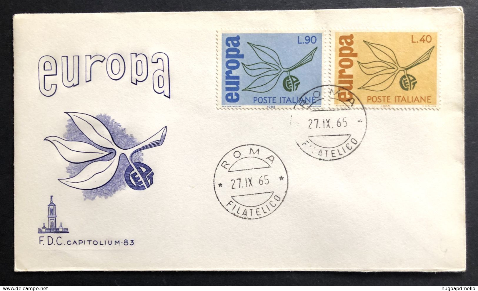 ITALY, Uncirculated FDC, « EUROPA CEPT », 1965 - 1965