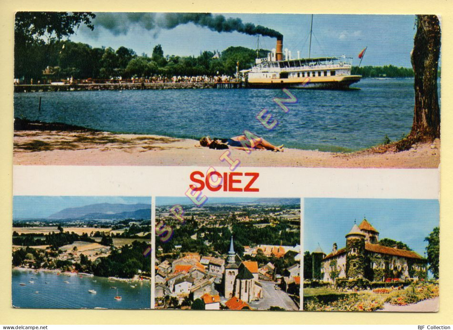 74. SCIEZ - Multivues - Bateau (voir Scan Recto/verso) - Sciez