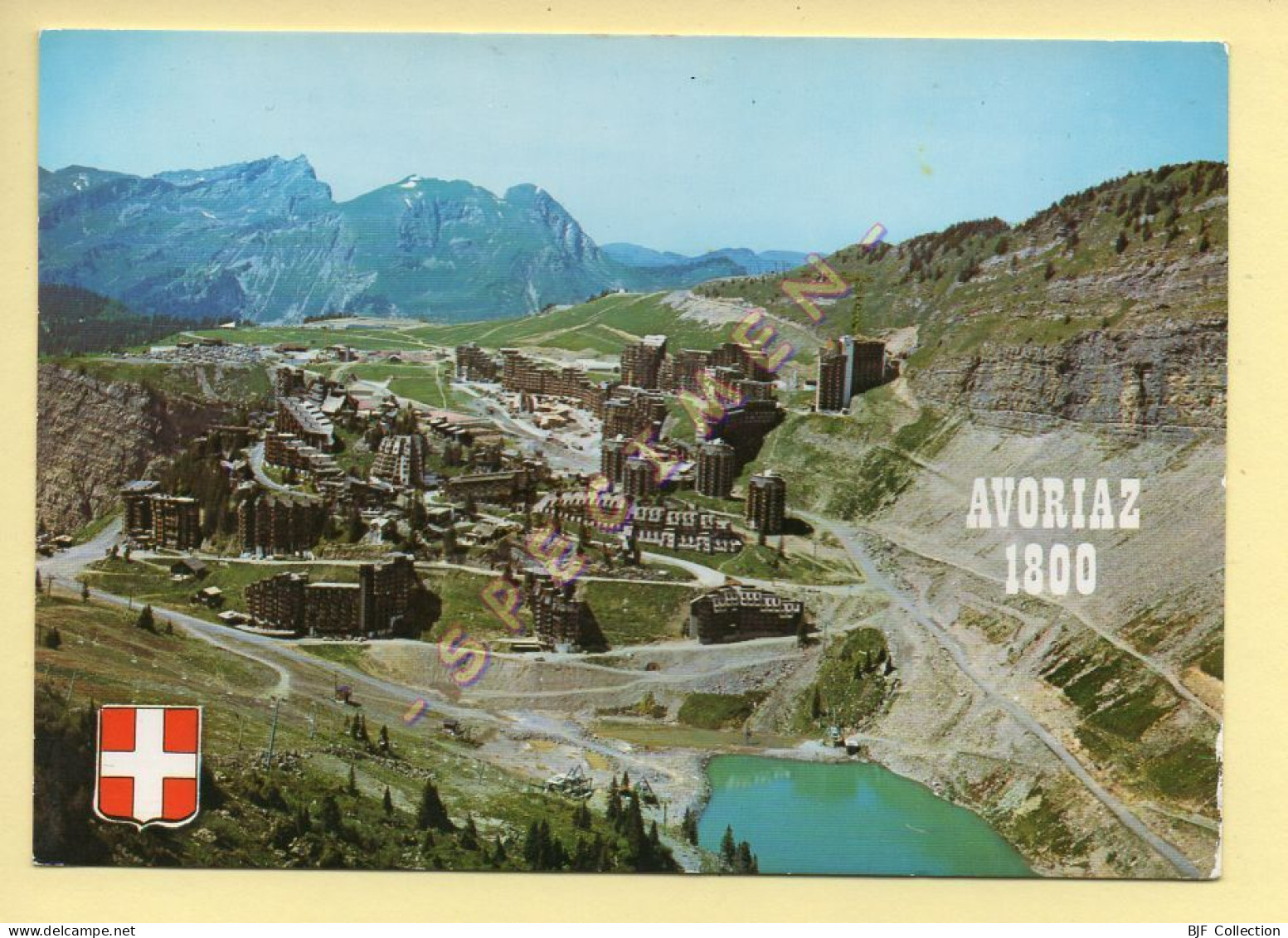 74. AVORIAZ 1800 - Vue Générale -Blason (voir Scan Recto/verso) - Avoriaz