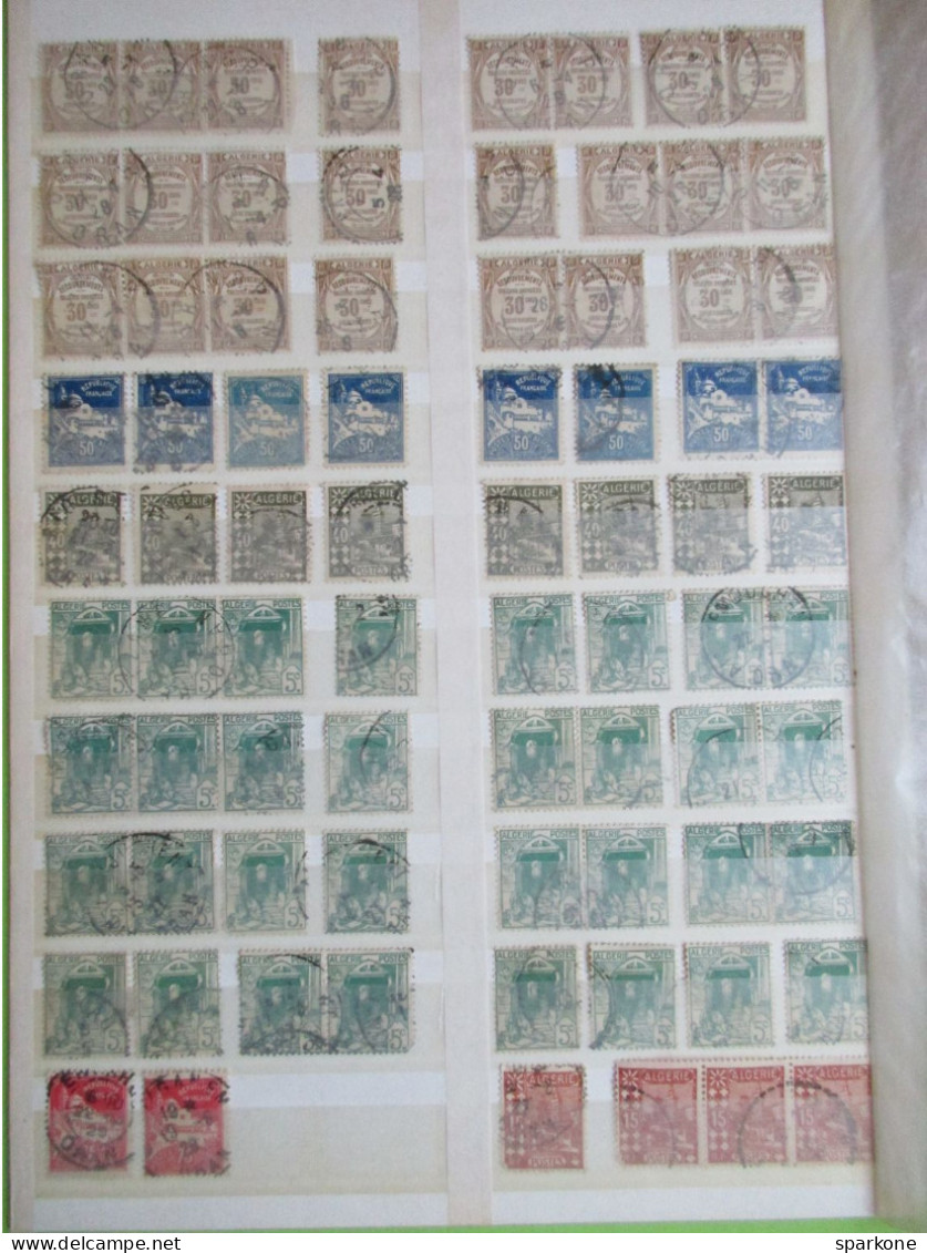 Lot De 1443 Anciens Petit Timbres - République Française - Postes Algérie Oblitéré - Lots & Serien