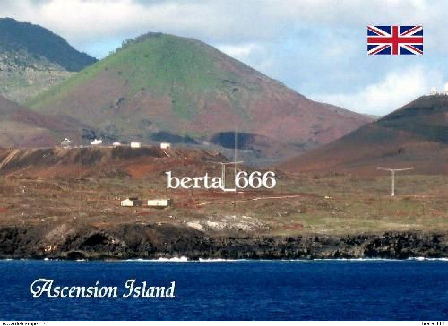 Ascension Island View New Postcard - Ascension (Insel)