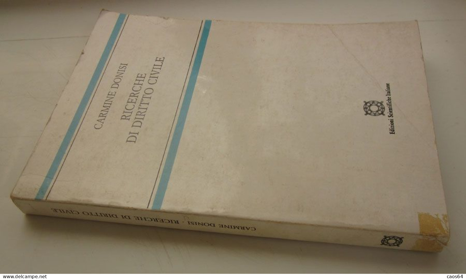 Ricerche Di Diritto Civile Carmine Donisi 1982 ESI - Derecho Y Economía