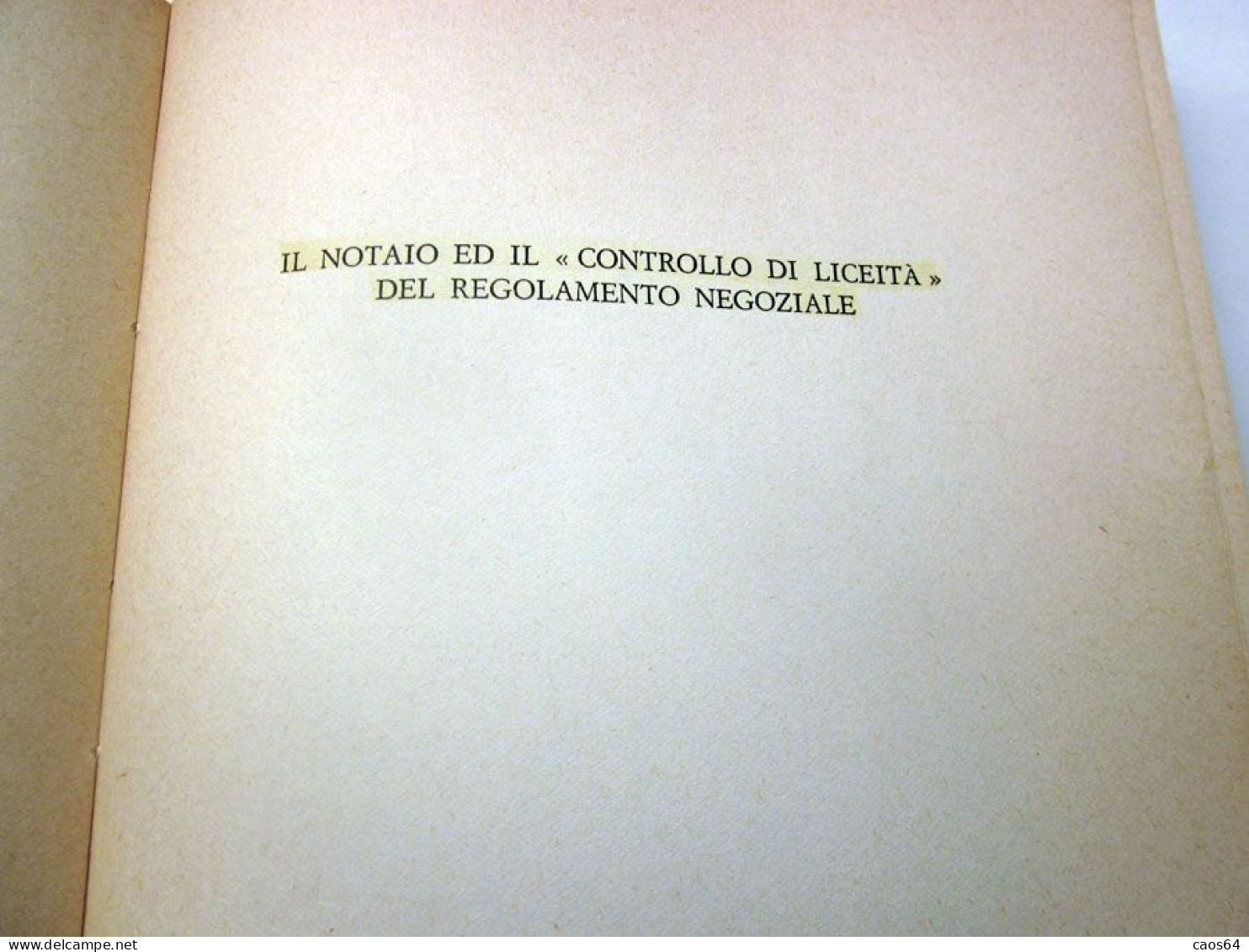 Ricerche Di Diritto Civile Carmine Donisi 1982 ESI - Recht Und Wirtschaft