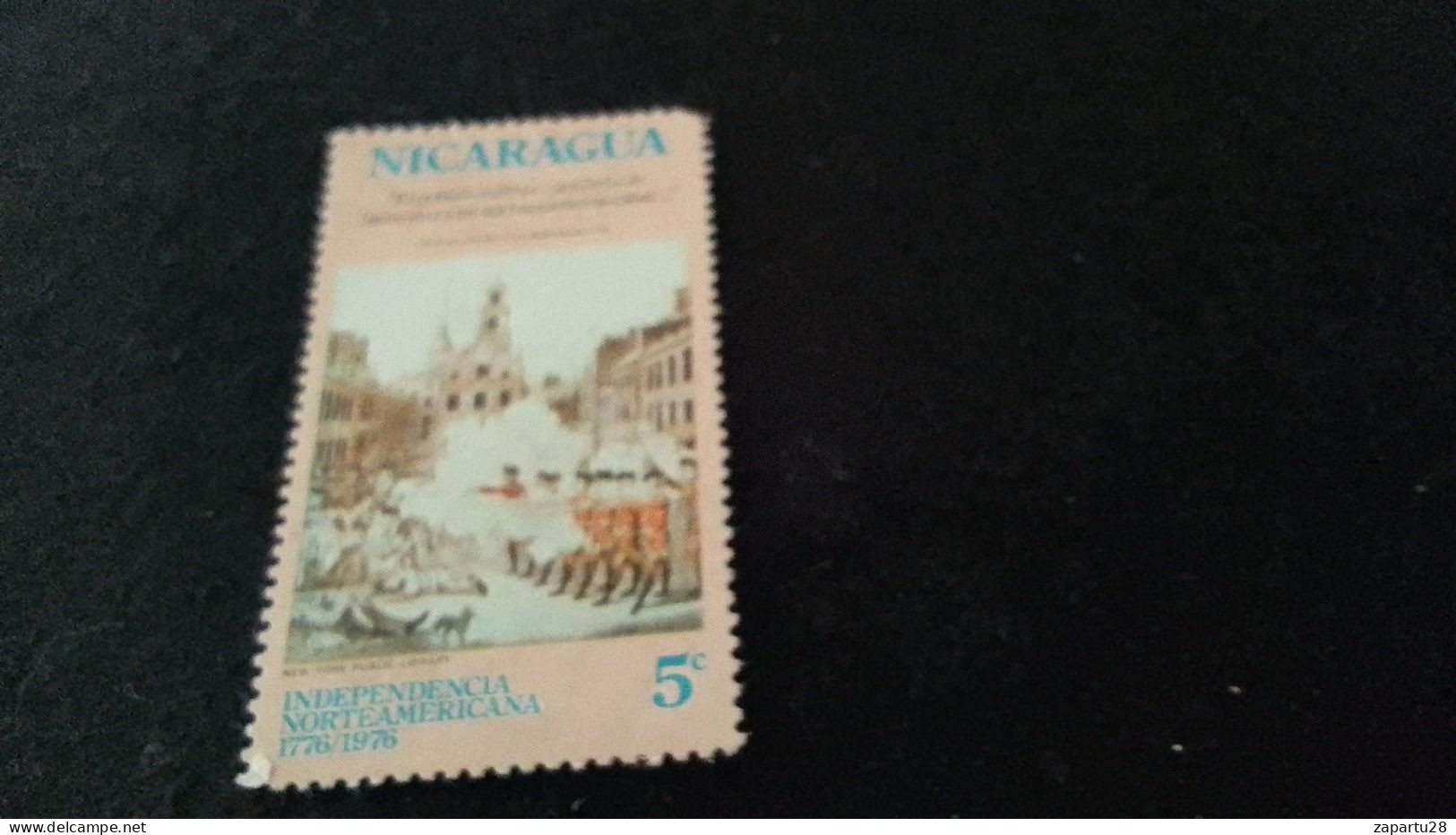 NİARAGUA-1970-80    5   C DAMGASIZ - Nicaragua