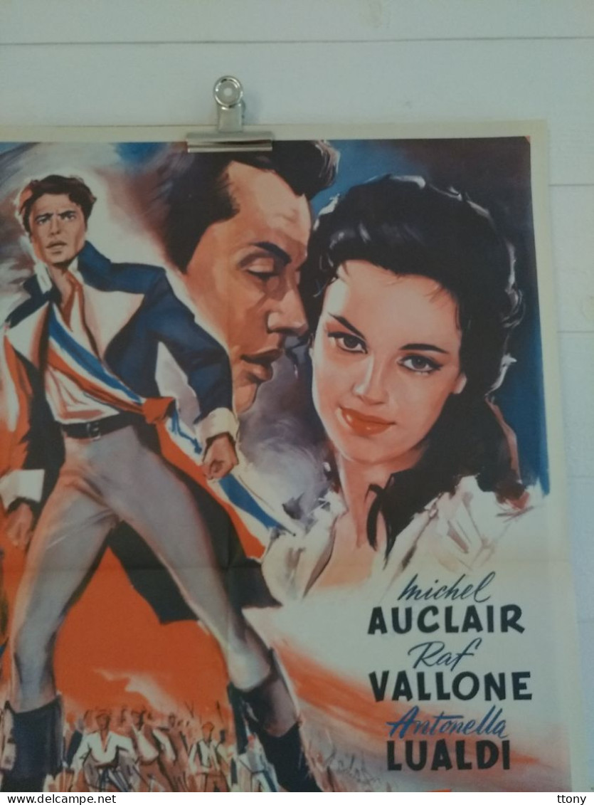 Affiche De Cinéma Originale Pliée : Le Souffle De La Liberté Année 1955    ( 80 Cm X 60 Cm  Environ  ) - Affiches & Posters