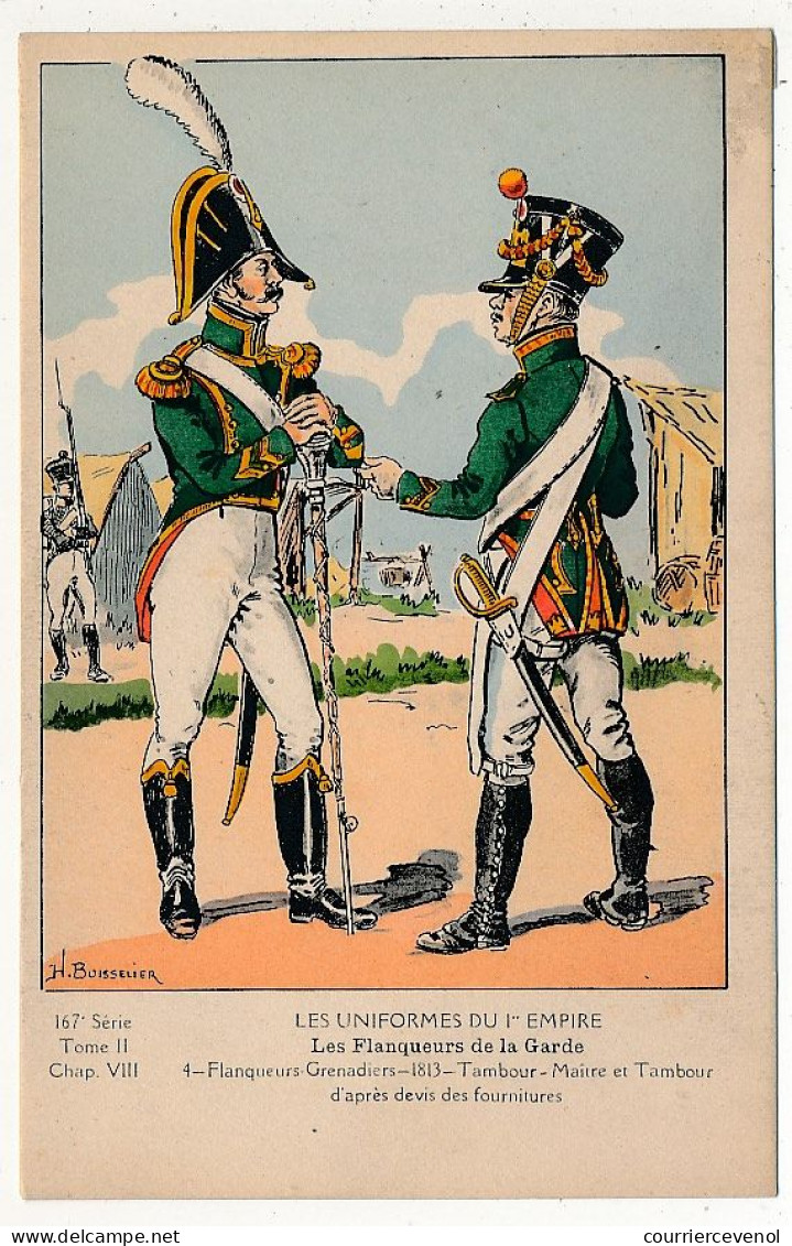 Uniformes Du 1er Empire - Les Flanqueurs De La Garde - Flanqueurs-Grenadiers-1813 (dos Sans Impression) - Uniformen