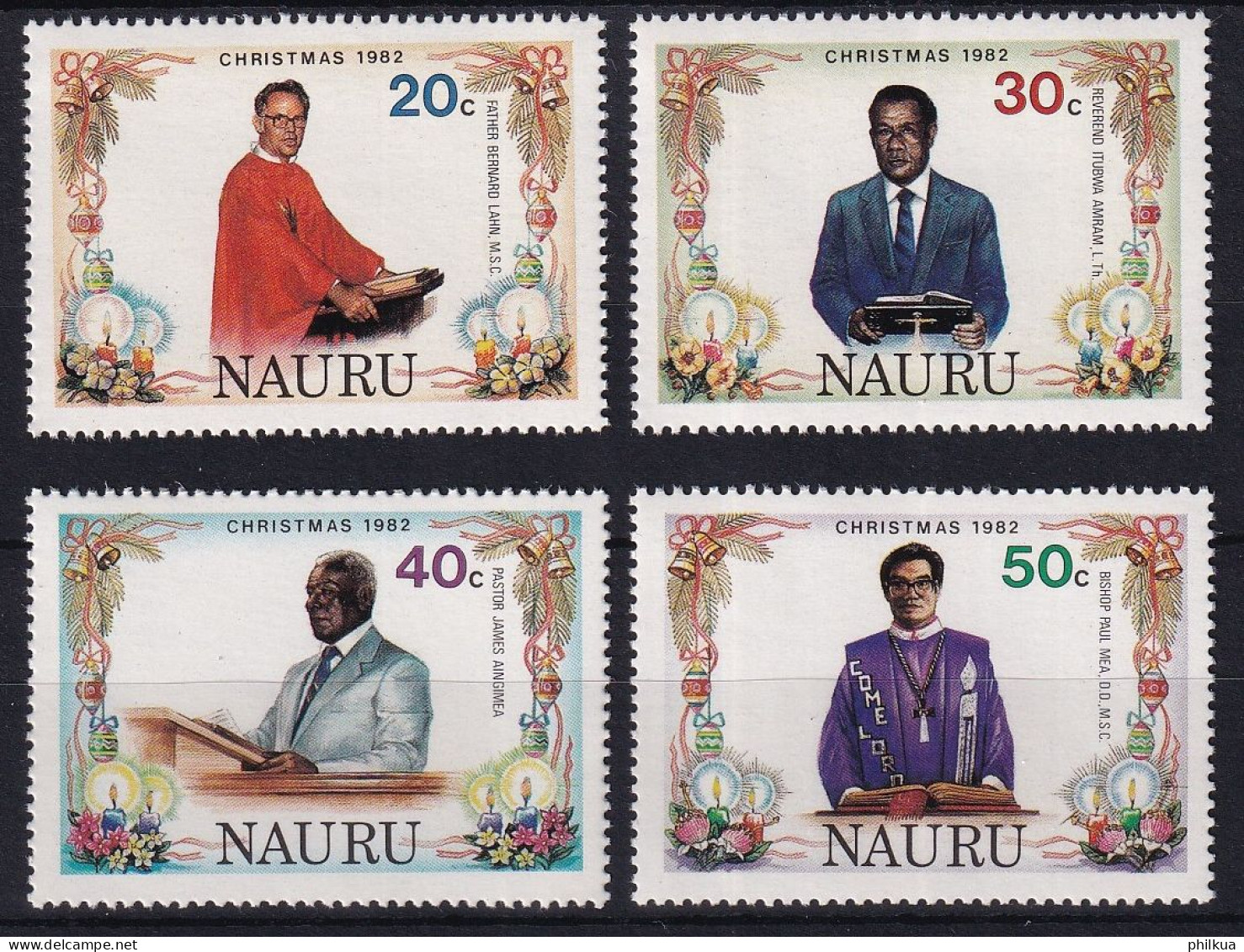 MiNr. 259 - 262 Nauru 1982, 17. Nov. Weihnachten - Postfrisch/**/MNH - Nauru