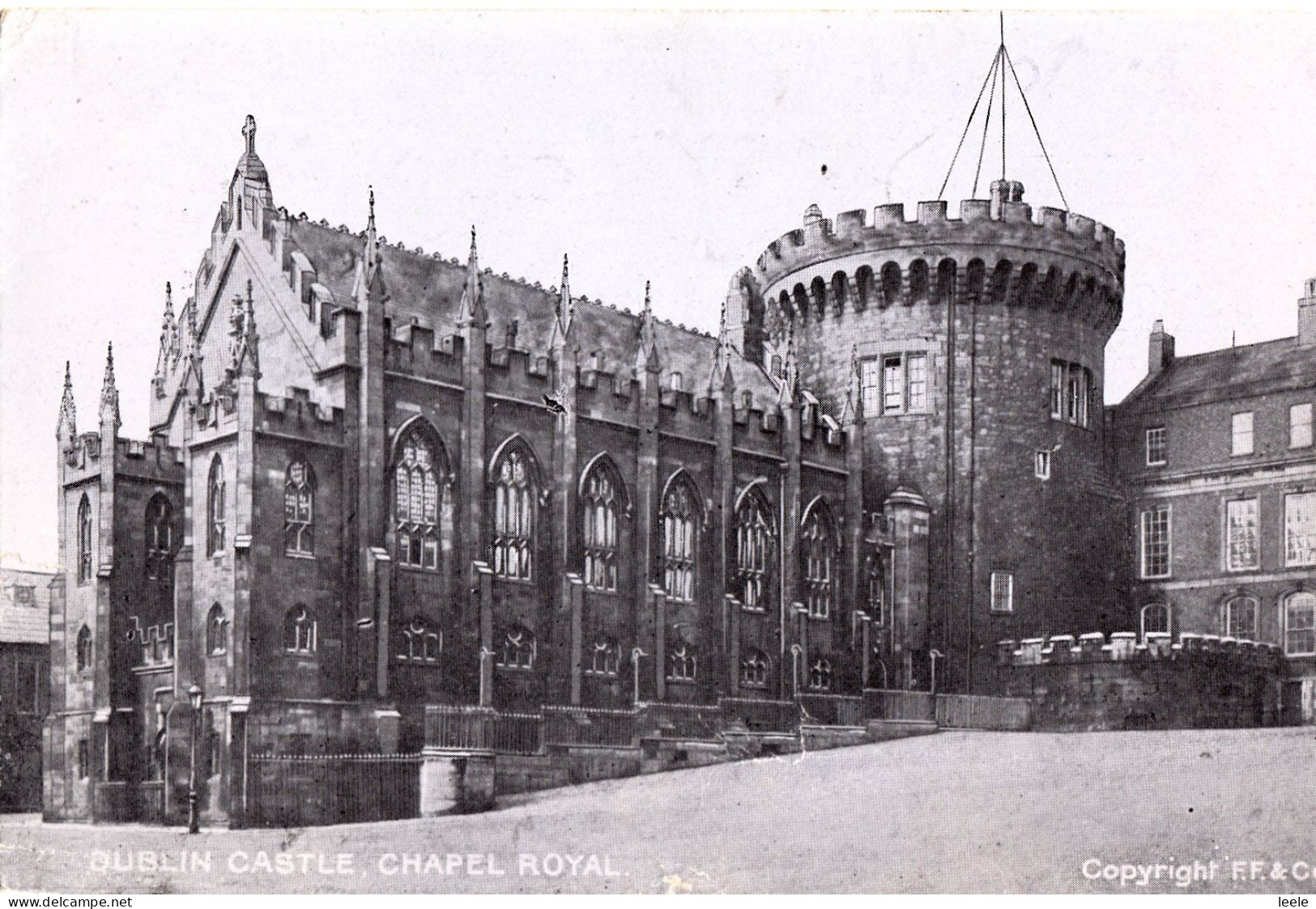 DA92.  Vintage Postcard.  Dublin Castle, Chapel Royal. - Dublin