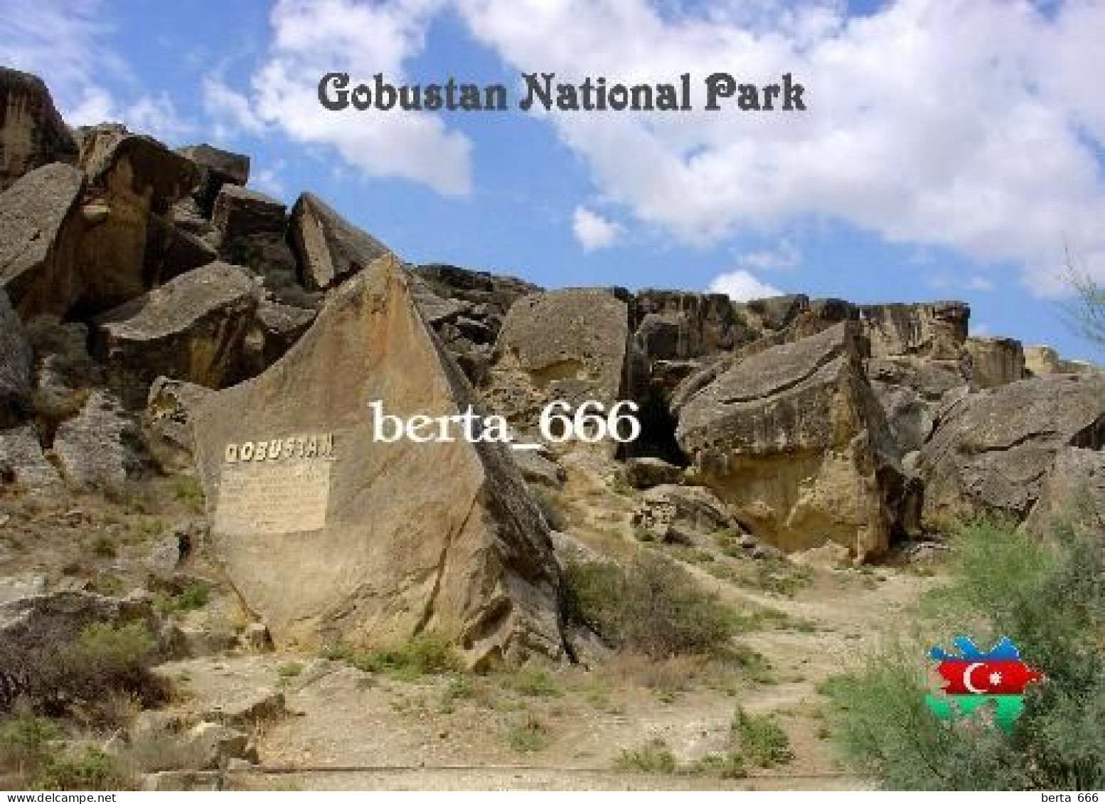 Azerbaijan Gobustan National Park UNESCO New Postcard - Aserbaidschan