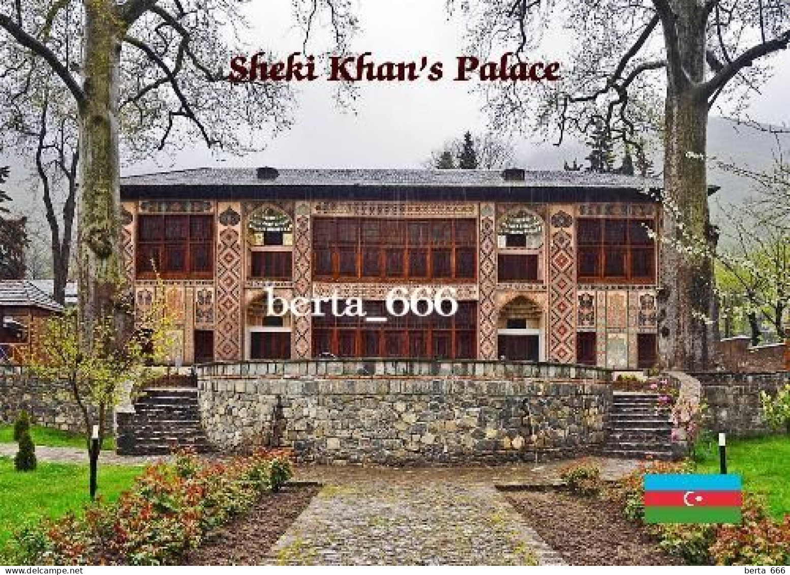 Azerbaijan Sheki Khan’s Palace UNESCO New Postcard - Azerbaigian