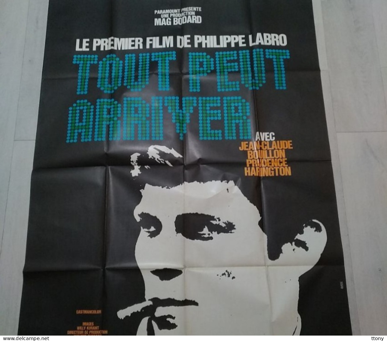 Affiche Cinéma Grand Format Originale Pliée : Tout Peut Arriver 1969 Labro Luchini Deneuve( 160 Cm X 120 Cm    ) - Affiches & Posters