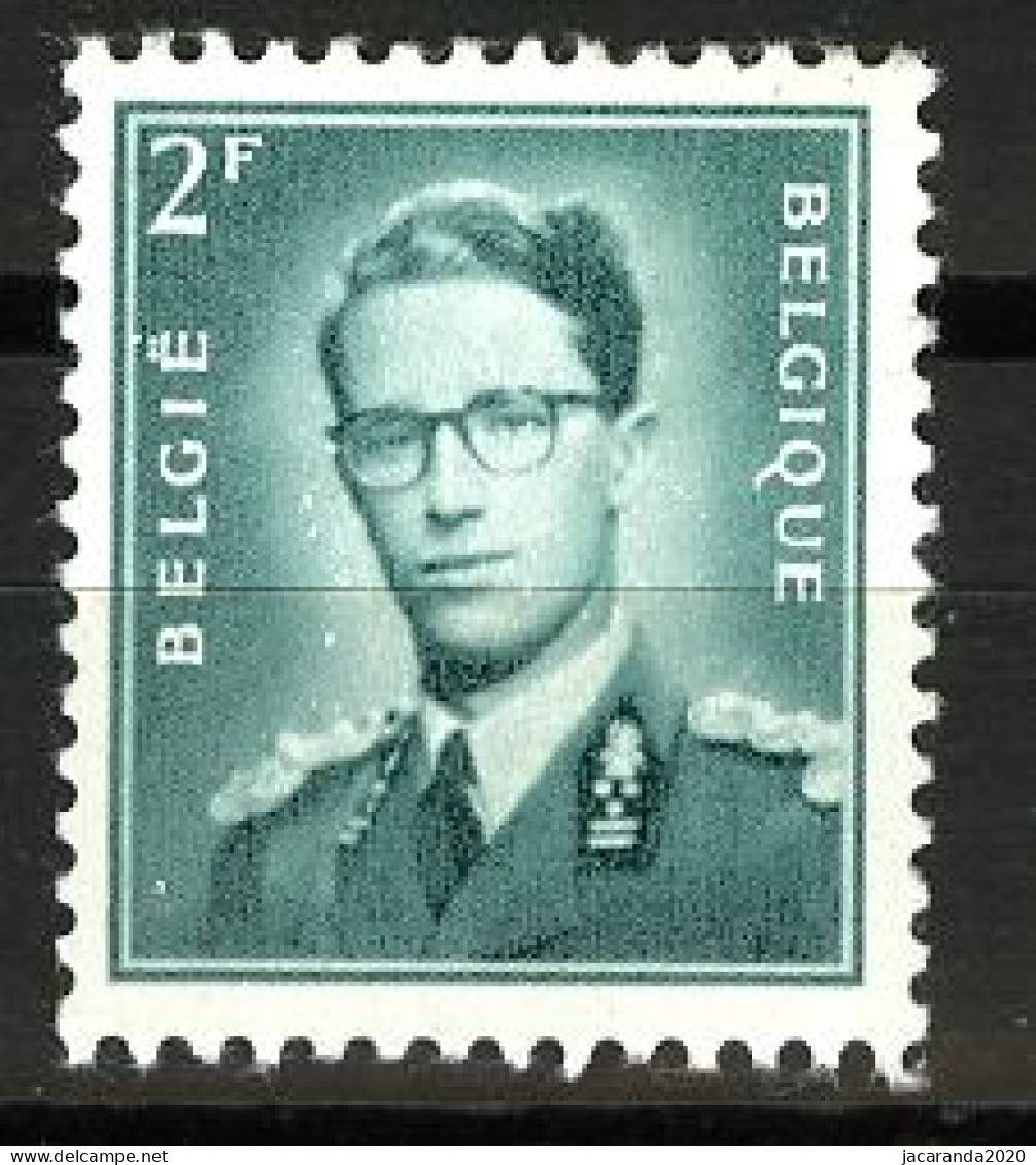 België R37 - Koning Boudewijn - 2F Blauwgroen - Vert-bleu - Rolzegel Met Nummer - Avec Numéro Au Verso - Francobolli In Bobina