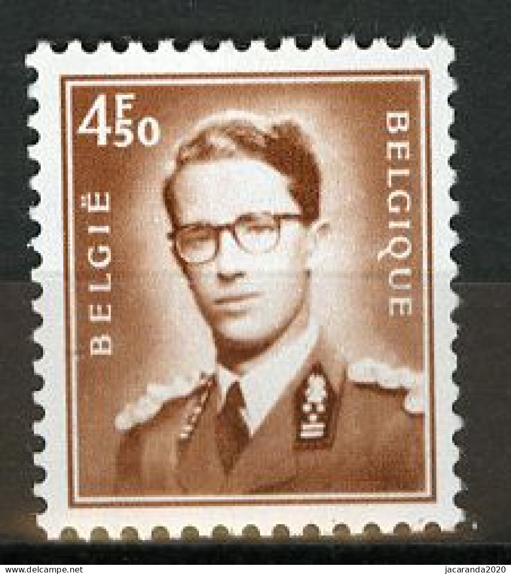 België R40 - Koning Boudewijn - 4,50 Bruin - Brun - Rolzegel Zonder Nummer - Sans Numéro Au Verso - Coil Stamps