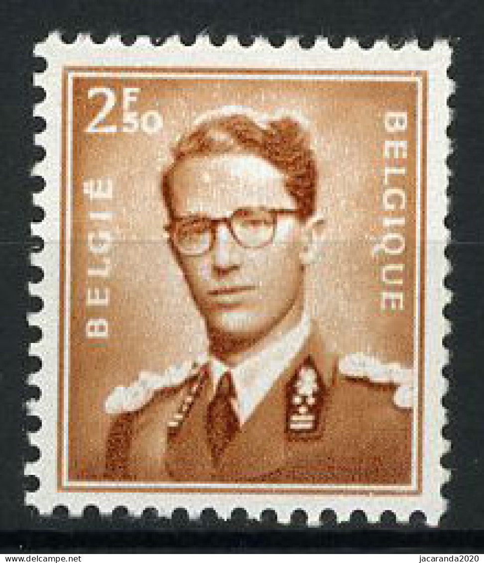 België R30 - Koning Boudewijn - 2,50 Licht Oranjebruin - Brun-orange Clair - Rolzegel Met Nummer - Avec Numéro Au Verso - Coil Stamps