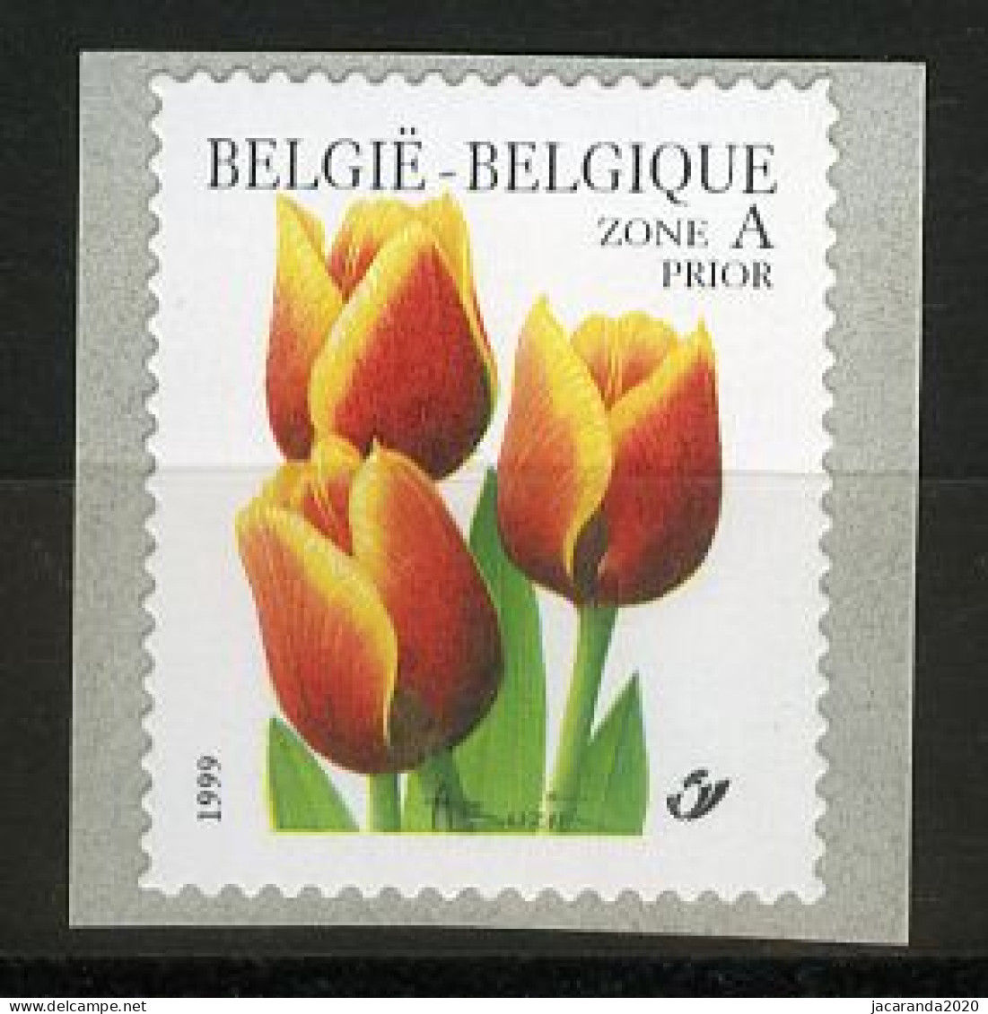 België R92 - Bloemen - André Buzin (2855) - Tulp - Rolzegel - Timbre Rouleau - Rouleaux
