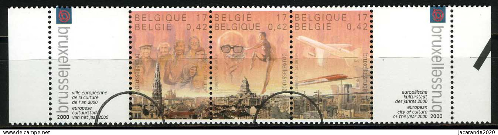 België 2882/84 SPEC - Brussel 2000 - Europese Cultuurstad - PERSSTEMPEL - Specimen - Perszegel - PRESSE - Andere & Zonder Classificatie