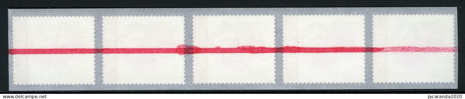 België R110 - Bloemen - Buzin (3347) - Impatiens - Vlijtig Liesje - 2004 - Strook Van 5 - Bande De 5  - Met Eindstreep - Coil Stamps