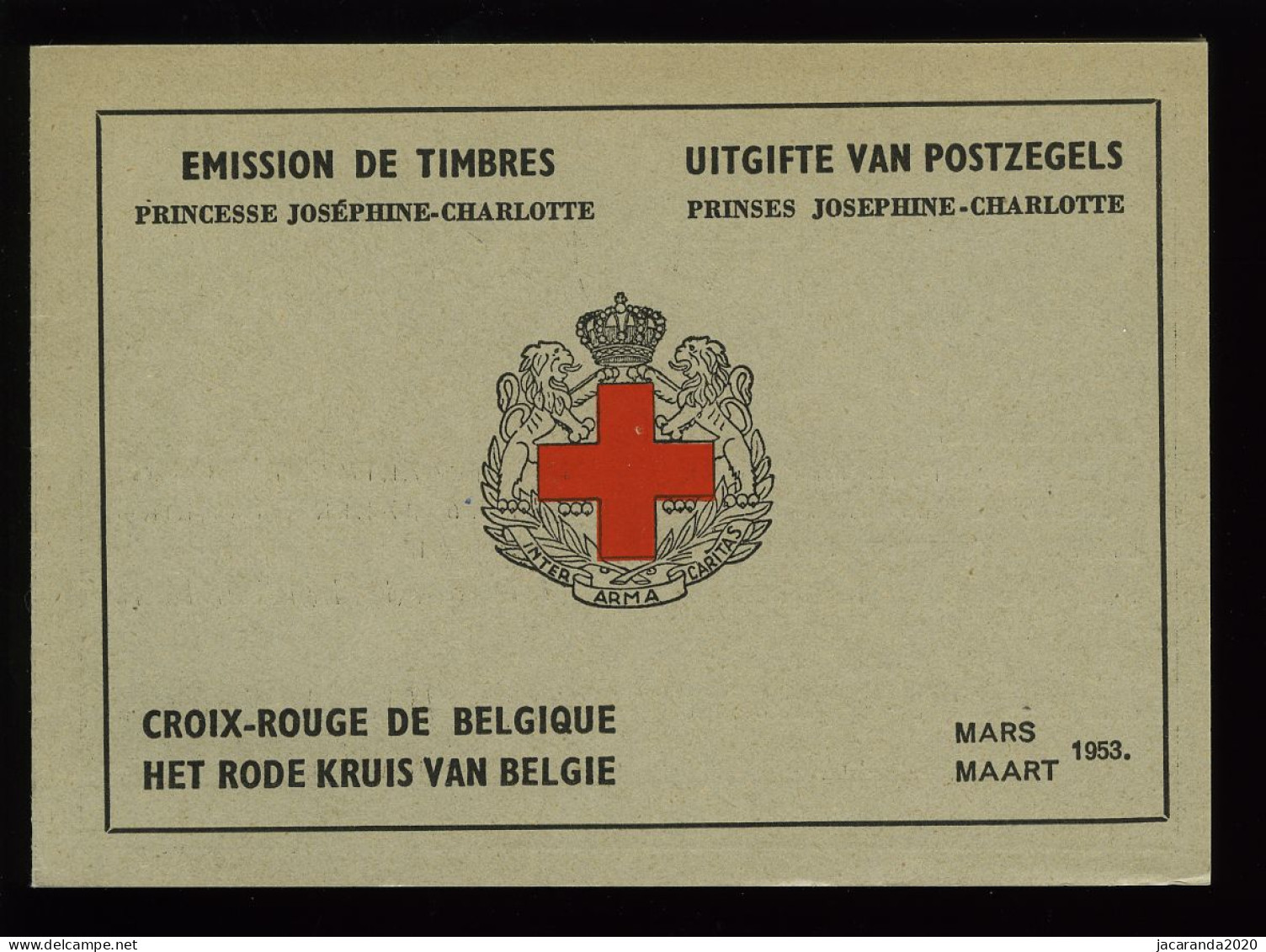 België 914A ** - Prinses Josephine-Charlotte - Rode Kruis - Croix-Rouge De Belgique - FR-NL - LUXE - 1953-2006 Moderne [B]