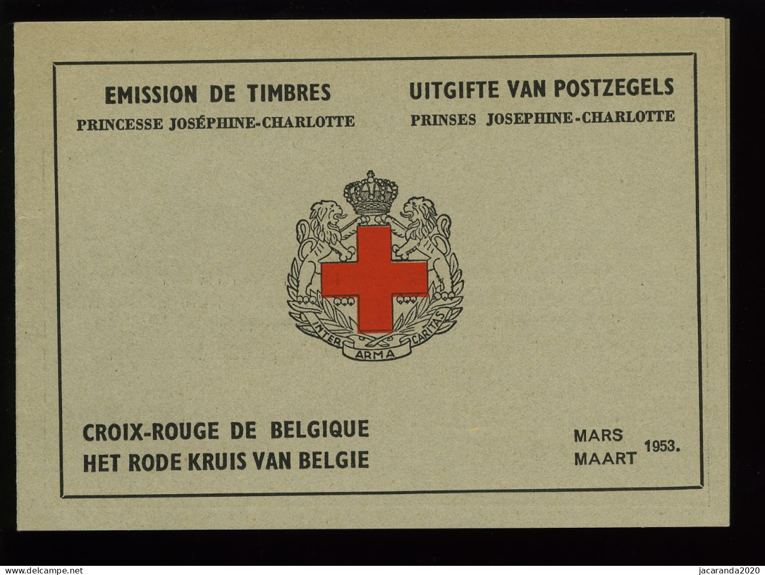 België 914A ** - Prinses Josephine-Charlotte - Rode Kruis - Croix-Rouge De Belgique - FR-NL - LUXE - 1953-2006 Moderne [B]