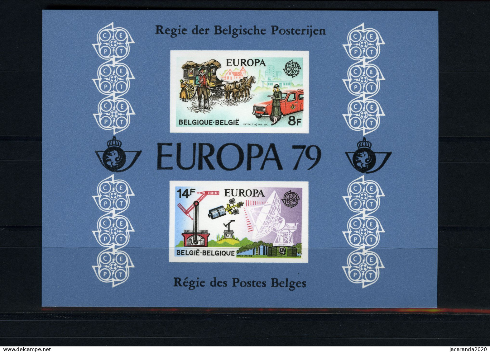 België LX68 - Luxevelletje - Feuillet De Luxe - Europa 1979 - (1930/31) - Verbindingen - Telecommunicatie - Feuillets De Luxe [LX]