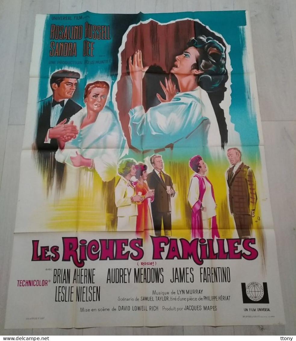 Affiche Originale De Cinéma Pliée : Les Riches Familles    ( 160 Cm X 120 Cm    ) - Plakate & Poster