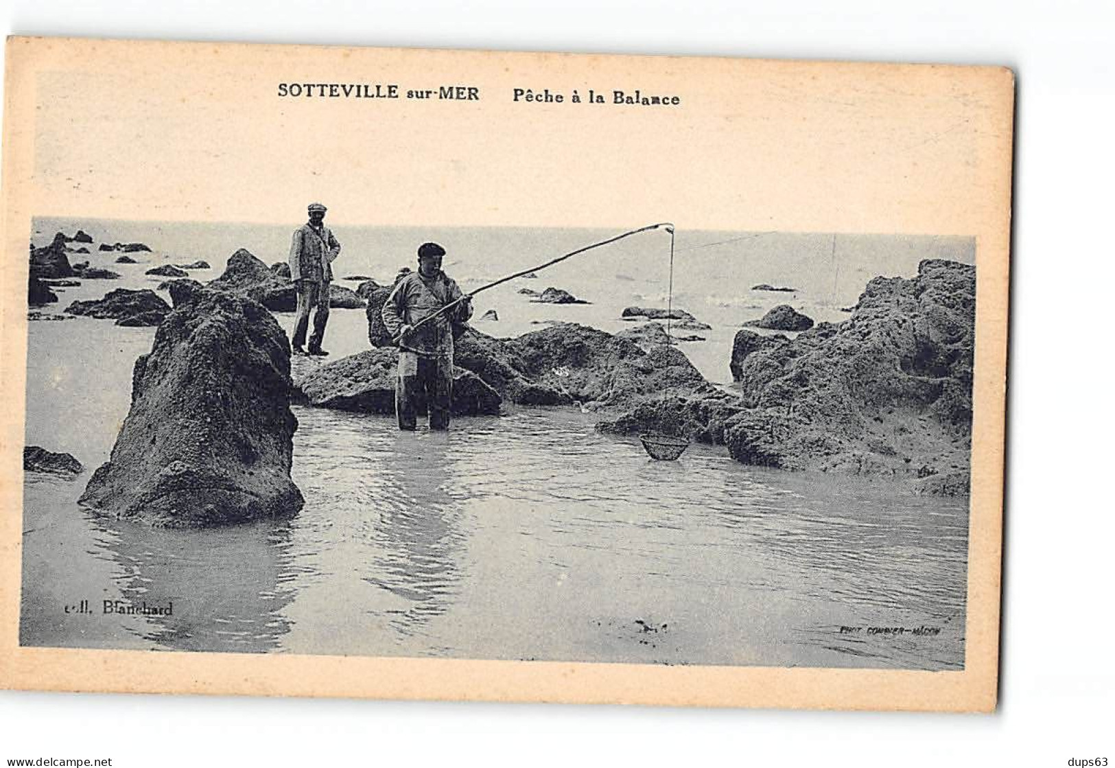 SOTTEVILLE SUR MER - Pêche à La Balance - Très Bon état - Sotteville Les Rouen