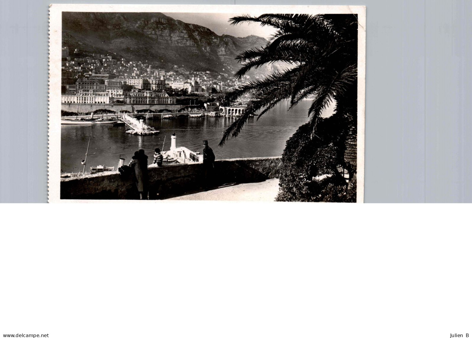 Monaco, L'entrée Du Port Et Vue Sur Monté-Carlo, 23 Septembre 1935, Joli Timbre 20c - Hafen