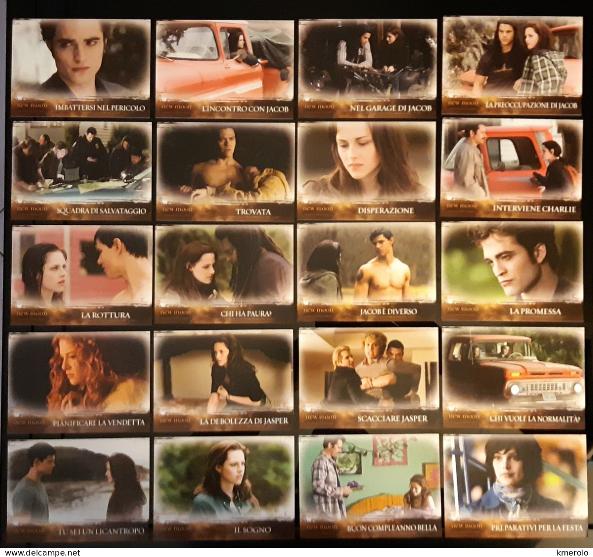 Twilight NEW MOON Movie Film LOT DE 36 CARTES SIZE  Carte Postale - Affiches Sur Carte