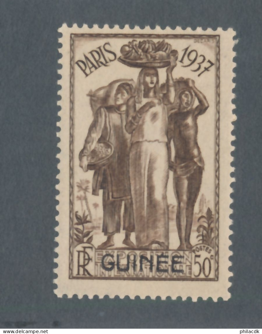 GUINEE - N° 122 NEUF* AVEC CHARNIERE - 1937 - Nuevos