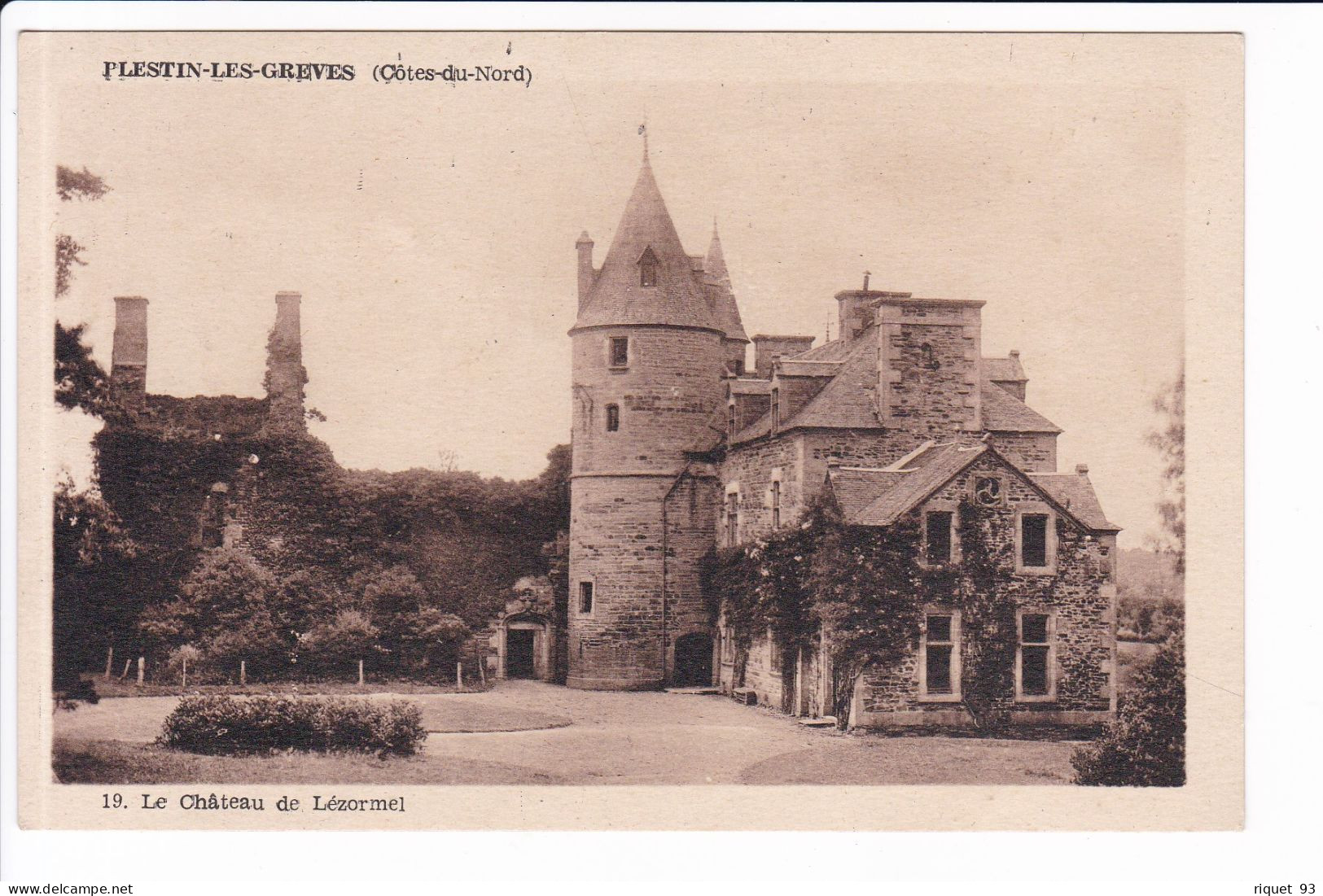 PLESTIN-LES-GREVES - 19 - Le Château De Lézormel - Plestin-les-Greves