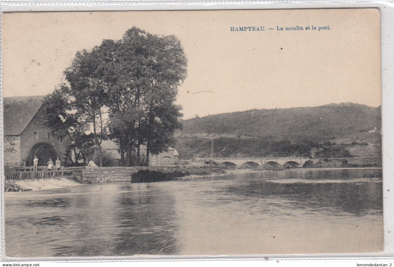 Hampteau. Le Moulin Et Le Pont. * - Hotton